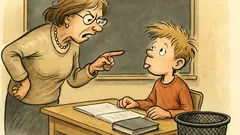 Witz: Lehrerin fragt – Was hast du da im Mund?