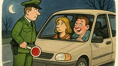 Witz: Polizeikontrolle. Fragt der Polizist den Mann...