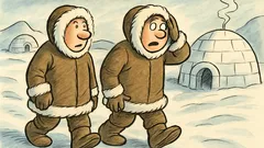 Witz: Zwei Eskimos gehen nach Hause…