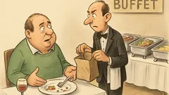 Witz: Hallo, Kellner! Es tut mir leid...