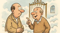 Witz: Zwei Idioten reden über das Jenseits