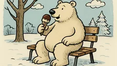 Witz: Wie nennt man einen Bären, der Eis isst?