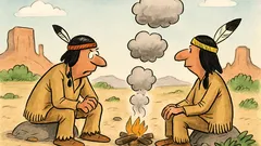 Witz: Ein Indianer trifft einen anderen...