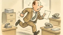 Witz: Wie läuft ein Triathlon bei Beamten ab?