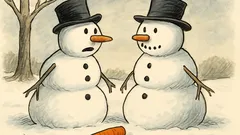 Witz: Sagt ein Schneemann zum anderen…