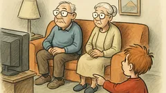 Witz: „Zu Oma und Opa gehe ich nie wieder!“