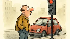 Witz: Ich glaube, die Ampel liebt mich...