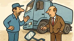 Witz: Sagt der LKW-Fahrer zum Chef...