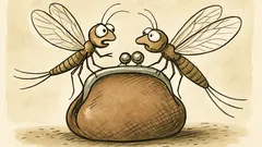 Witz: Sagt die eine Eintagsfliege zur anderen...