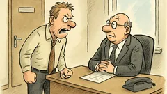 Witz: Ein Angestellter ärgert sich schon wieder...