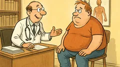 Witz: Der Arzt sagt, Sie sind zu dick...